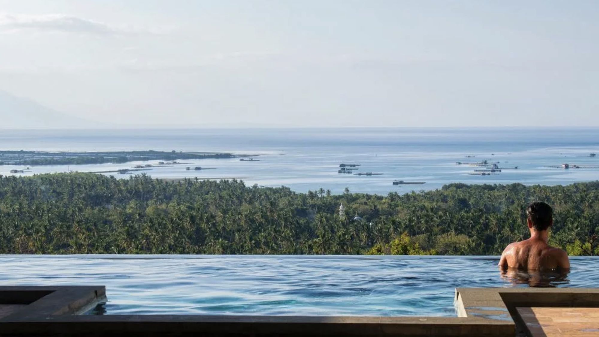 Bali island aerial
